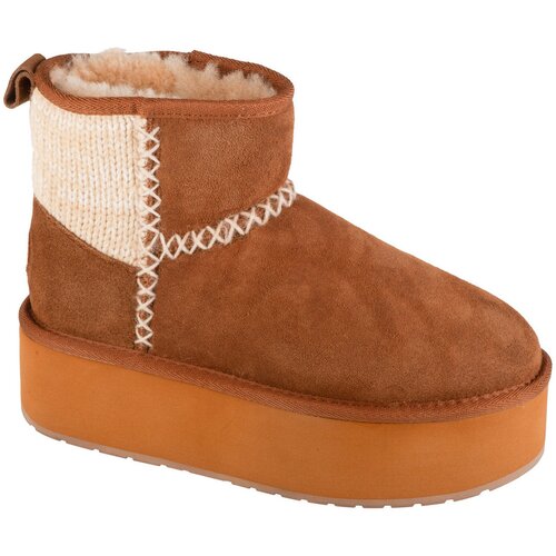 E-mu Stinger Knit Flatform Smeđa Slike
