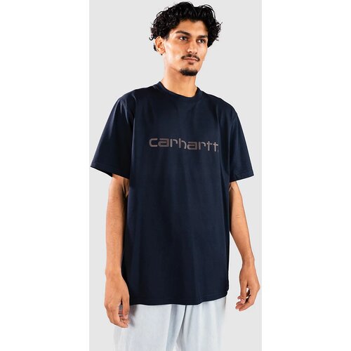 Carhartt WIP Script T-shirt deep night / palisander Cene