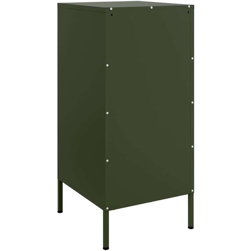 vidaXL Komoda olivno zelena 36x39x79 cm hladno valjano jeklo Cene