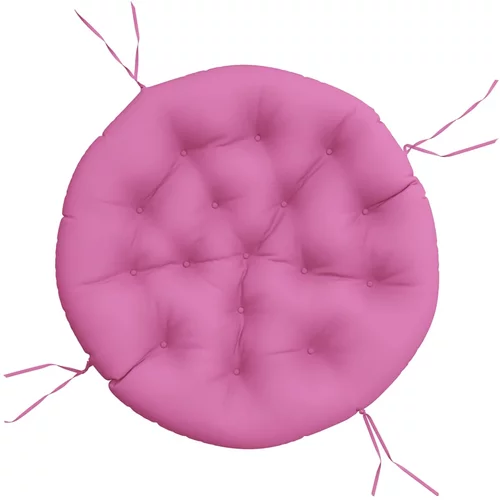 vidaXL Okrogla blazina roza Ø 100 x 11 cm oxford tkanina, (21060927)