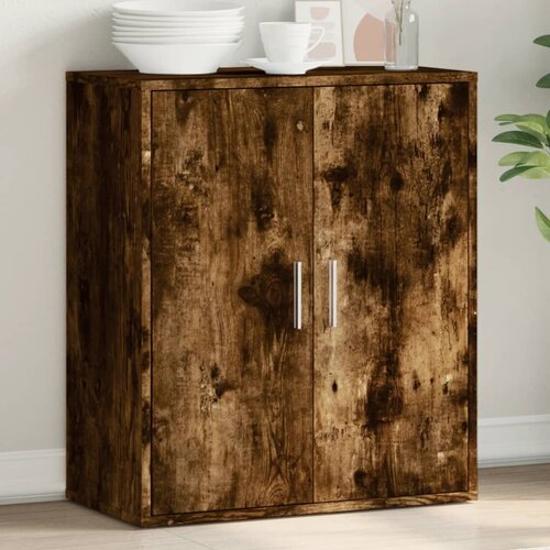 vidaXL Komoda boja dimljenog hrasta 79x38x80 cm konstruirano drvo Cijene