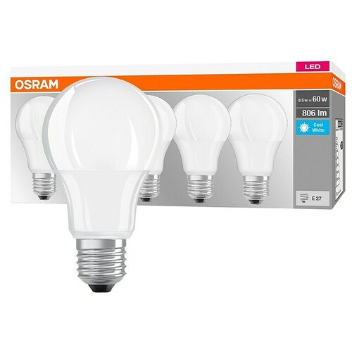 Osram Set LED svjetiljki (8 W, 806 lm, Hladna bijela, E27, 5 Kom.) Cijene