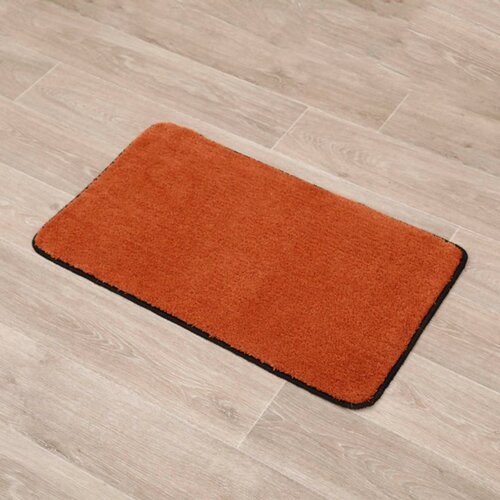 Tendance KUPAONSKI TEPIH 45X75 CM, MIKROFIBRA, NARANČASTI SA CRNIM OBRUBOM Cijene