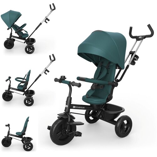 Kinderkraft TRICIKL ASTON 2 PLUS GREEN Slike