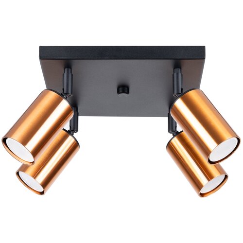 Sollux Lighting Stropna svetilka WINX 4 črna/kooper, (21347755) Cene