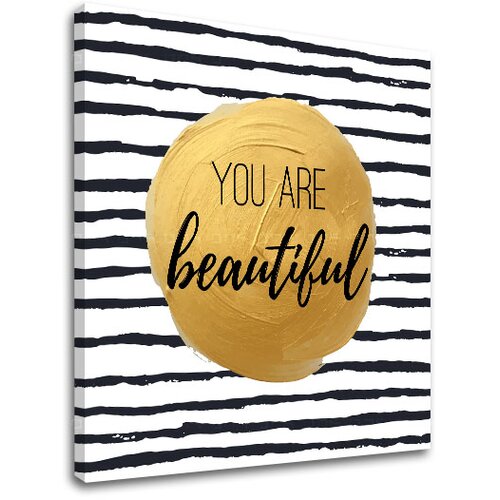  Slike na platnu sa tekstom You are beautiful (moderne slike sa) Cijene