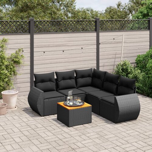  7-dijelni set vrtnih sofa od poliratana Slike