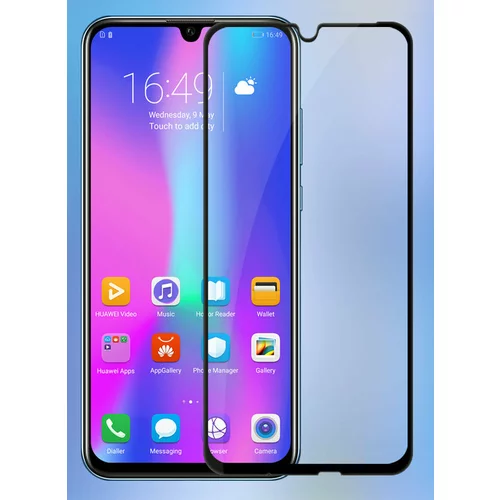 mobiline.si zaščitno kaljeno steklo 5D full glue za huawei p smart 2019/2020/Honor 10 lite - črno