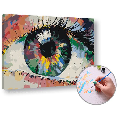  Slikanje po brojevima &amp;quot;&amp;Scaron;areno oko&amp;quot; - mala težina Slike