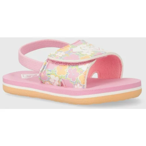 Roxy Otroški sandali roza barva