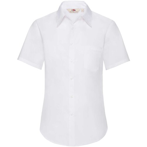 Fruit Of The Loom F18&amp;bull;LADIES SHORT SLEEVE POPLIN SHIRT Slike