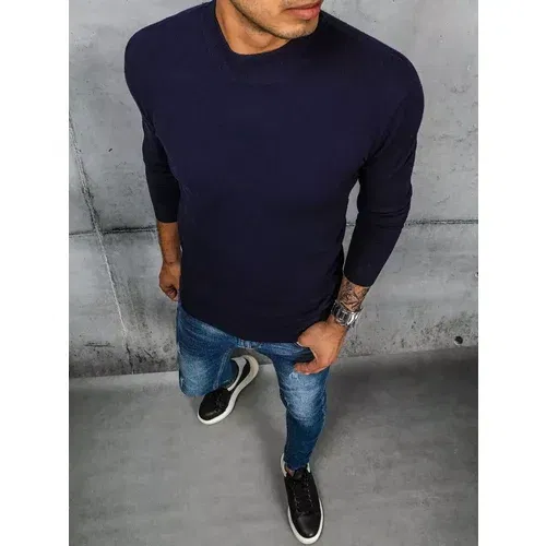 DStreet Men's navy blue turtleneck sweater WX1898