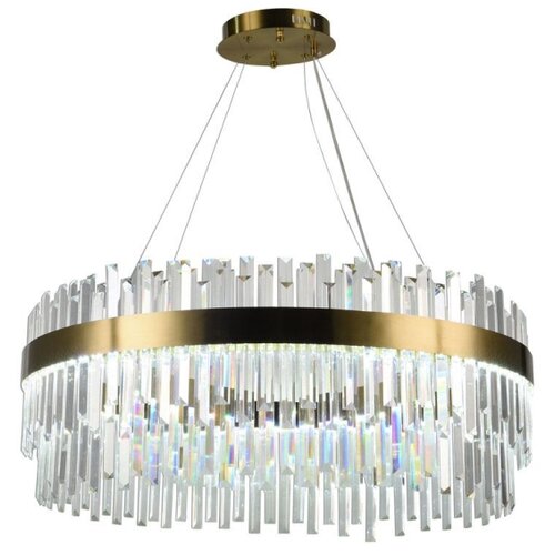  LED prigu&amp;scaron;iva luster na sajli LED/110W/230V 3000-6500K zlatna + daljinski upravljač Slike