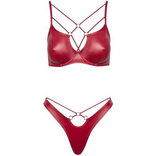 Cottelli Wet Look Set 2214237 Red 85B/L Slike