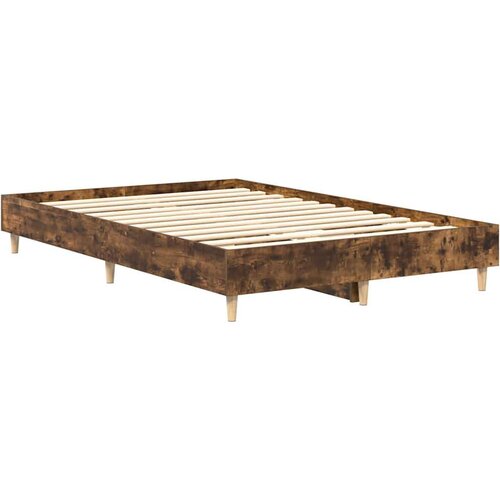 VidaXL Okvir kreveta bez madraca boja hrasta 140 x 190 cm Slike