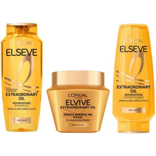 L&amp;acute;Or&amp;eacute;al Paris L&amp;#039;Oreal Paris Elseve Extraordinary set za kosu Slike
