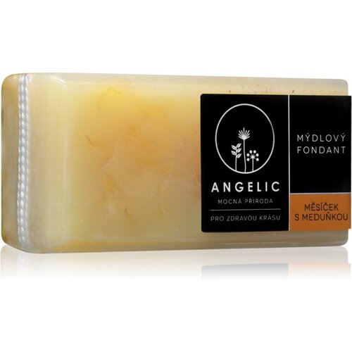 Angelic Soap fondant Měs&amp;iacute;ček s meduňkou ekstra nježni prirodni sapun 200 g Slike