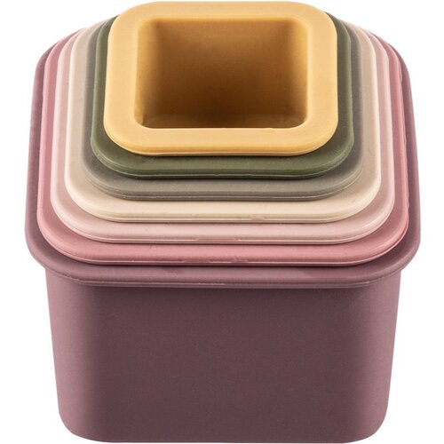 Zopa Silicone Stacking Cups ča&amp;scaron;ice za slaganje Multicolor 6 m+ 7 kom Slike