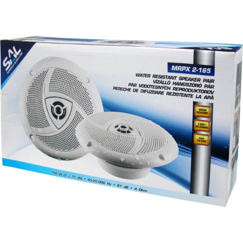 Sal Zvočnik, set, delno vodotesen, vgradni, 150W - MRPX 2-165 Slike