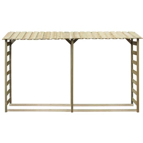  Spremi&amp;scaron;te za drva 300 x 44 x 176 cm od impregnirane borovine Slike