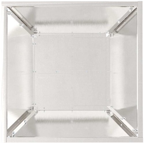  Vrtna saksija 5 pcs Srebrno 40 x 40 x 15 cm Nehrđajući čelik Slike