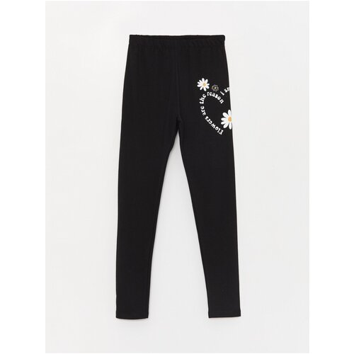 LC Waikiki Girls&amp;#039; Long Tights with an Elastic Printed Waist Slike
