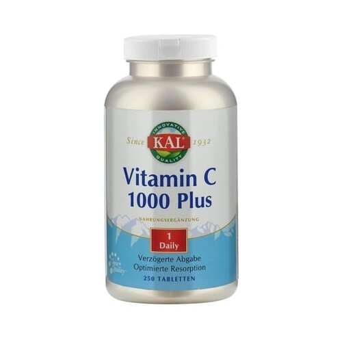 KAL vitamin C 1000 Plus S/R - 250 tabl. Cene