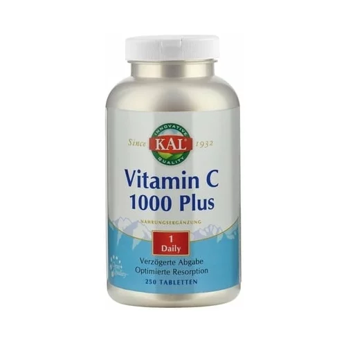 KAL vitamin C 1000 Plus S/R - 250 tabl.