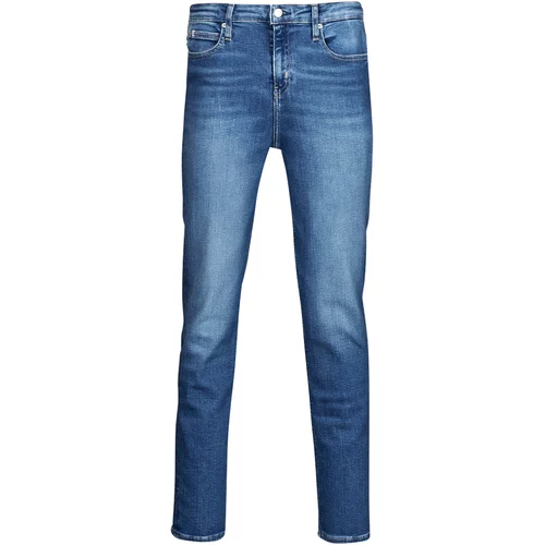Calvin Klein Jeans HIGH RISE SLIM Bijela