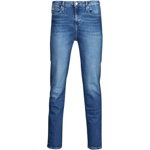 Calvin Klein Jeans HIGH RISE SLIM Bijela Slike