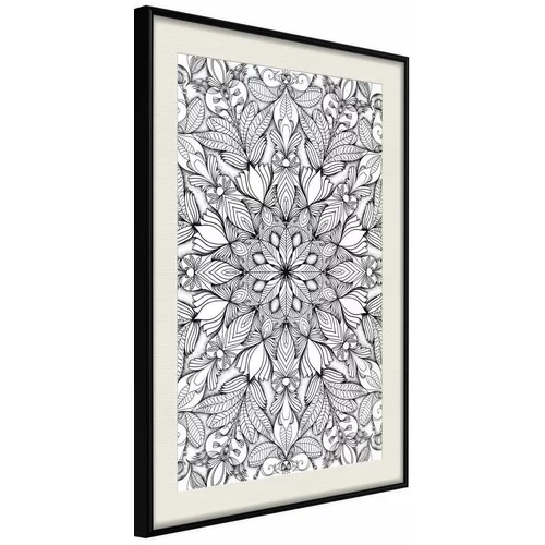  Poster - Colourless Mandala 40x60
