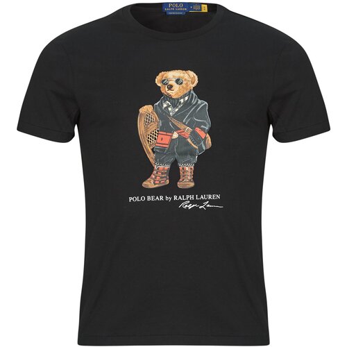 Polo Ralph Lauren Majice s kratkimi rokavi T-SHIRT AJUSTE EN COTON POLO BEAR Črna Slike