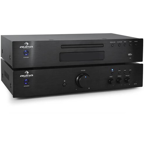 Auna "ELEGANT TOWER" CD PLAYER I POJAČALO HIFI SET 600W Cijene