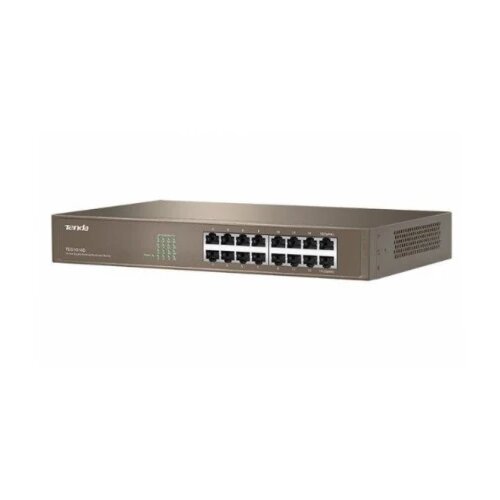 Tenda 16-port Gigabit Ethernet Switch Unmanaged Blue Cene