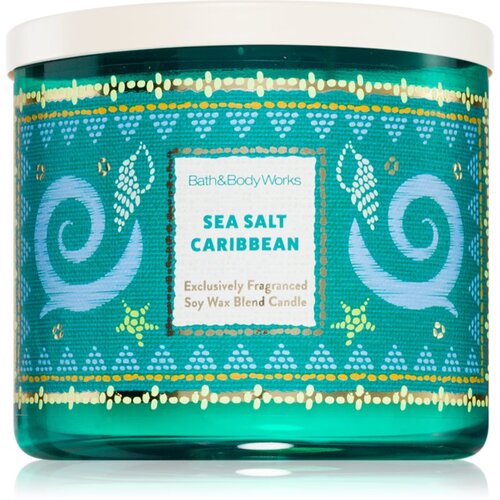 Bath & Body Works Sea Salt Caribbean dišeča sveča 411 g Cene