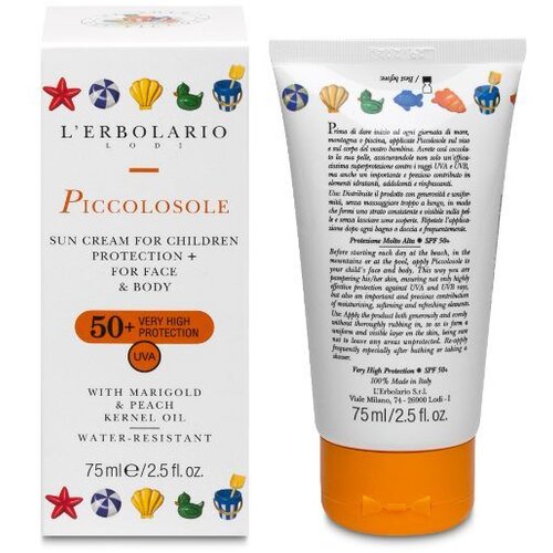 L&amp;#039;Erbolario Dečija krema za sunce Piccolosole, Spf50+, 75ml Slike