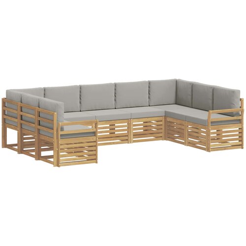  Setovi sofa Čvrsto drvo akacije Smeđa 304 x 189,5 x 73 cm Slike