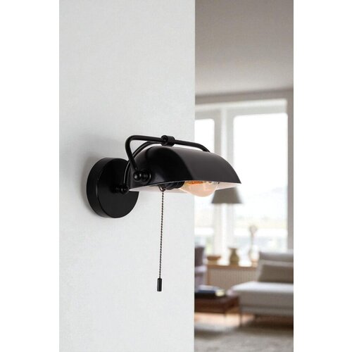 Opviq zidna lampa 9084-1, crna Cene
