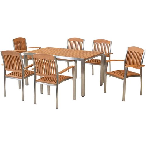 Gardenson Vrtni Set Keros, 7-Delni, Jeklo, Masiven Les Cene