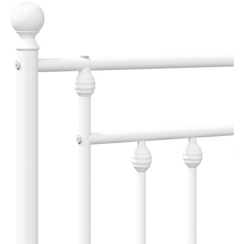  Metalno zamjensko uzglavlje bijelo 107 cm Slike