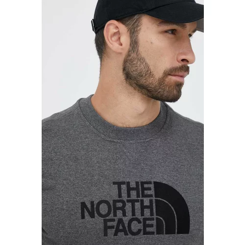 The North Face Pulover moška, siva barva