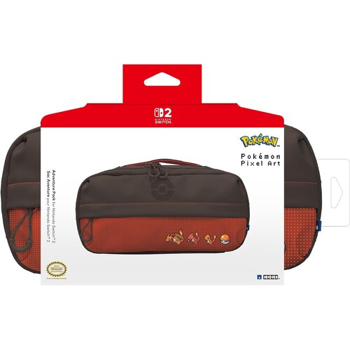 Hori Adventure Pack Pokemon Pixel Red ramenska torba rdeče barve za Nintendo Switch 1 & 2 Cene