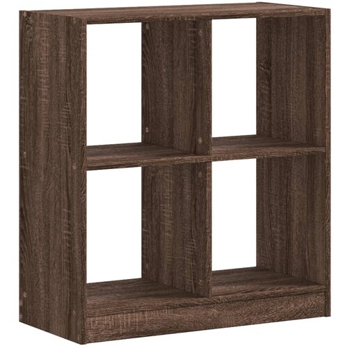 Maison Chic Knjižna omara - Knjižni regal rjavi hrast 68,5x32x75 cm inženirski les, (21725252) Slike