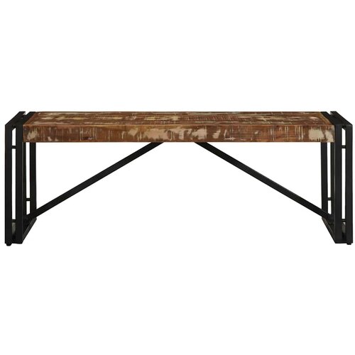 Maison Chic Kava miza - kavna mizica - Nizka mizica Multicolor 100x50x35 cm Masivni les Reclaimed, (21754858) Cene