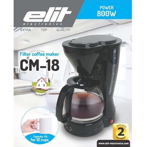 Elit aparat za filter kafu CM-18 1.2 Lit.; 800 W Cijene