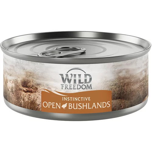 Wild Freedom Varčno pakiranje Instinctive 24 x 70 g - Open Bushlands - prepelica