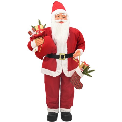 Figura Djed Božićnjak Crvena 110 cm Poliester Slike