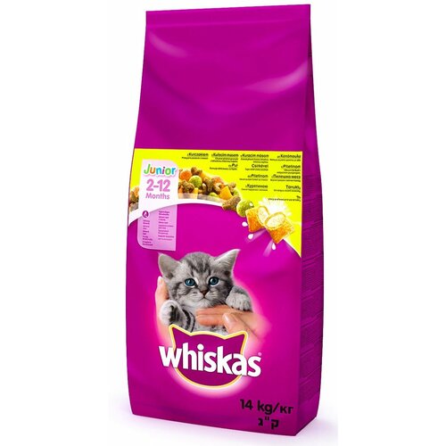 Whiskas cat kitten piletina 14 kg hrana za mačke Slike