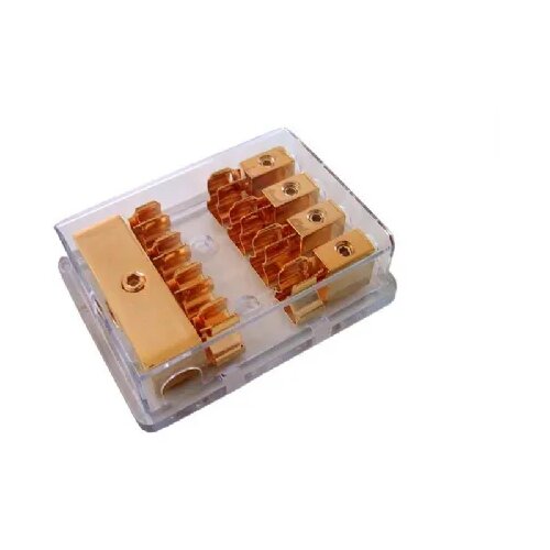 Cabletech nosilec varovalk, 4 x pozlačen, maks. 80 a Cene