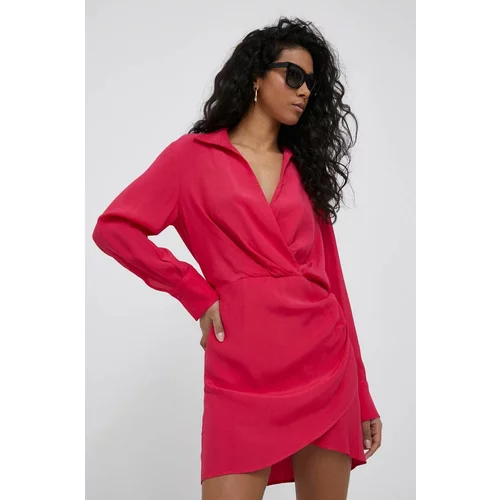 Sisley Haljina boja: ružičasta, mini, uske
